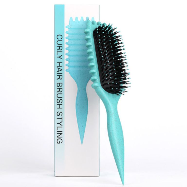 PEINE PARA RIZOS - CURLY HAIR BRUSH VERDE