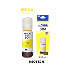 EPSON - TINTA 504 AMARILLO 75K PAG L4160L4260L6161 PN T504420