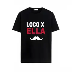 GENERICO - Polo Pareja San Valentin Loco x ella