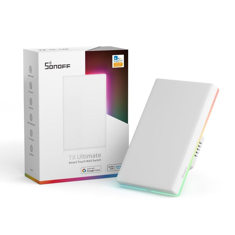 Interruptor Inteligente Tx Ultimate T5 1 Boton Wifi