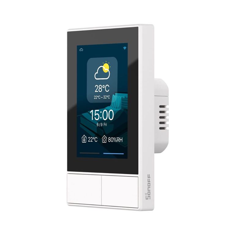 Interruptor Panel Inteligente NSPanel Blanco 2 Botones