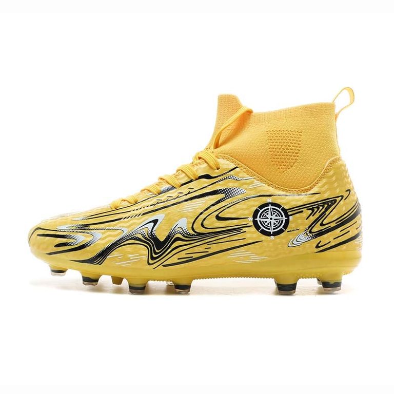 Zapatillas de Fútbol Hombre FG zapatos hombre Dorado