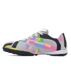 SHANDIAN - Zapatillas de Fútbol Hombre TF zapatos hombre Plata