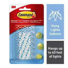 MARCA - Ganchos Command Decorativos Clear 17026