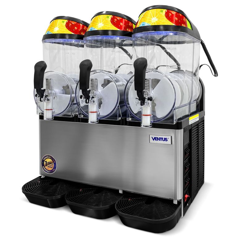 Maquina Cremoladera 3Tolvas 12 Litros por Tolva - VG-123