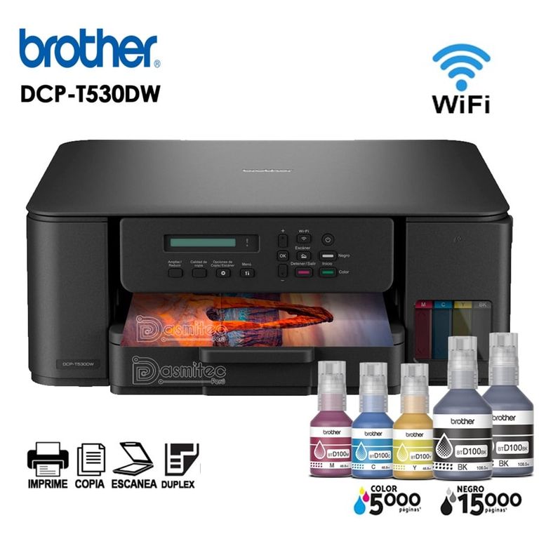 Impresora DCPT530DW Multif Dúplex Wifi