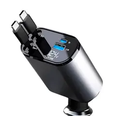 GENERICO - CARGA RAPIDA 120W DE COCHE 4 EN 1