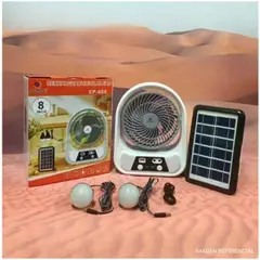 INSPIRA MARKET - Ventilador Solar Multifuncional