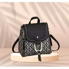 GENERICO - CARTERA MOCHILA BOLSO PREMIUN ALTA CALIDAD NEGRO