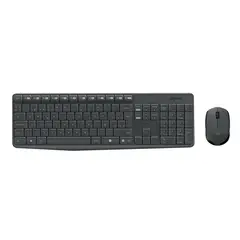 LOGITECH - Teclado y Mouse Inalámbrico MK235 Black