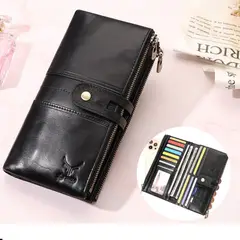 Armuz - Billetera de Cuero vacuno Ejecutiva BP803 con RFID Mujer