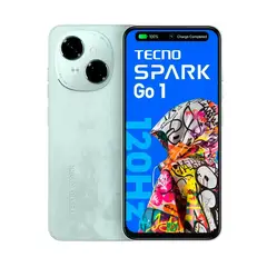 TECNO MOBILE - Celular Tecno Spark Go 1 128GB ROM + 4GB (4GB RAM EXTENDED) - Verde