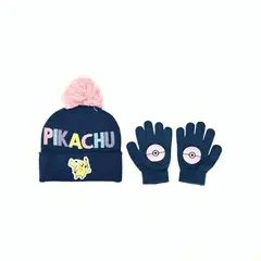 POKEMON - Gorro con Guantes Niñas Exclusivo Pikachu