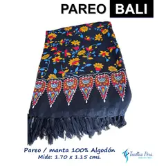 TOALLAS PERU DETALLES Y MAS - Pareo Bali 100% algodón - Playa o Piscina