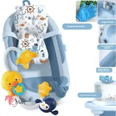 NO LOGO - Bañera Para Bebes 48 L Color Azul