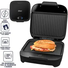 OSTER - Sandwichera Compacta con Platos Hondos CKSTSM400