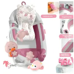 NO LOGO - Bañera Para Bebes De 48 L Color Rosado