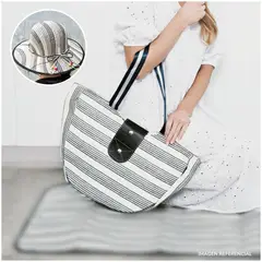 INSPIRA MARKET - Cartera Bolso de Playa con Sombrero