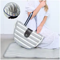 INSPIRA MARKET - Cartera Bolso de Playa con Sombrero