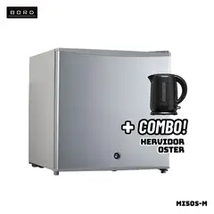 BORD - FRIGOBAR 50 L SILVER - MI50S-M + HERVIDOR OSTER NEGRO