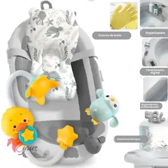 NO LOGO - Bañera Para Bebes De 48 L Color Plomo