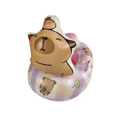 GENERICO - FLOTADOR CAPIBARA PARA SENTARSE - ROSA