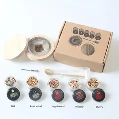 GENERICO - Kit Ahumador para Bar con 5 sabores