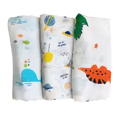 GENERICO - MANTA MUSELINA PARA BEBE DE 2 CAPAS 100 % ALGODON