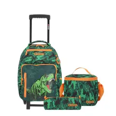 XTREM - Mochila Con Ruedas Run Pack 5Xt Green Dino
