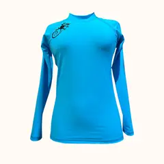 AQUA&MODA - LICRA CON PROTECCION UV AQUAMODA LAMMBB MUJER CON CIERRE BABY BLUE