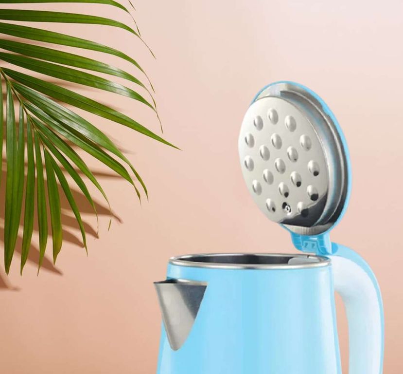 HERVIDOR JARRA ELÉCTRICA DE AGUA 2300 ML CELESTE