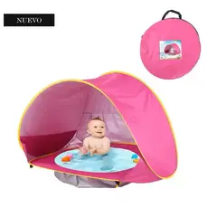 GENERICO - Carpa para Bebes Con Piscina Fucsia