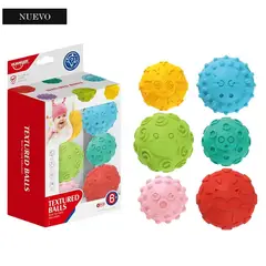 GENERICO - Juguete Sensorial Pelotas Texturizadas para Bebés