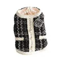 S&T - Ropa Para Perros Vestido Elegante Negro - Talla S