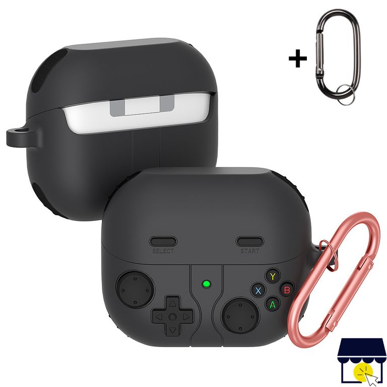 Case funda de silicona para Galaxy Buds 3 FE / 3 / 3 Pro - Negro