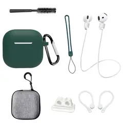 GENERICO - Case Estuche Funda Protector para Apple AirPods 4 4ta Generación 7en1