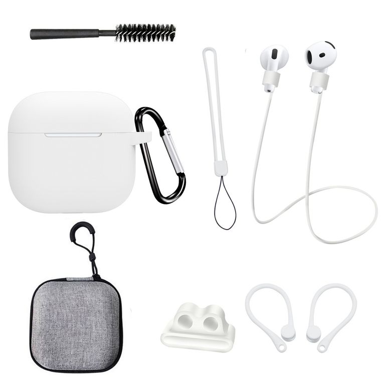 Case Estuche Funda Protector para Apple AirPods 4 4ta Generación 7en1