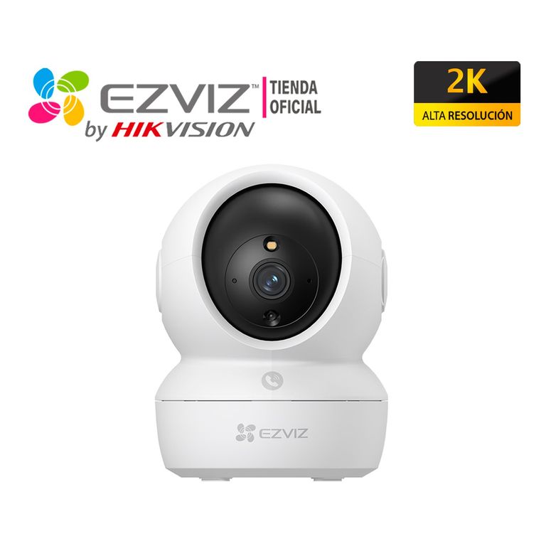 Cámara Vigilancia Wifi H6C PRO 3MP Giratoria 360 Boton Llamada