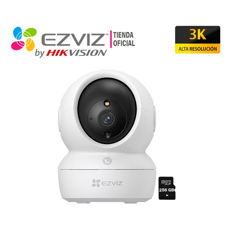 Cámara Wifi H6C PRO 5MP Inalámbrica Gira 360 + Micro sd 256Gb