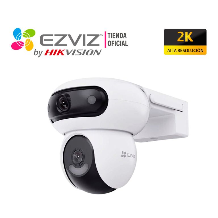 Cámara H90 Dual 4MP + 4MP Binocular WiFi Gira 360 Exterior
