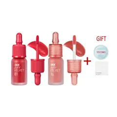 PERIPERA - INK AIRY VELVET SET RED PINK 01 Y 16