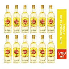 HAVANA CLUB - Ron 3 años 700 ML - 12 UND