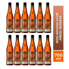 HAVANA CLUB - Ron Añejo Reserva 700 ML - 12 UND