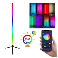 SEISA - Lampara Tubo Varita Luz LED RGB de Mano para Fotos Video Tiktok Vlog
