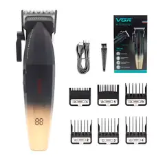 SEISA - Maquina VGR Cortadora De Cabello Pelo Barba Inalámbrica Recargable Hair Clipper VGR V-003