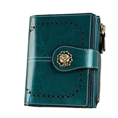 GENERICO - Billetera de Cuero Vacuno Aldebarán 3507 para dama