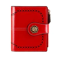 GENERICO - Billetera de Cuero Vacuno Aldebarán 3507 para dama