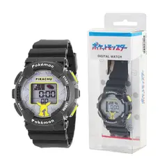 POKEMON - RELOJ DIGITAL NIÑOS BLACK PIKACHU JAPON