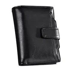 ARMUZ - Billetera de Cuero Vacuno Aldebarán 3523 con RFID. Mujer