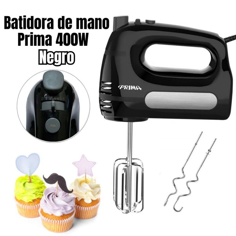 Batidora de Mano HM 9105N con 400 Watts - Negro